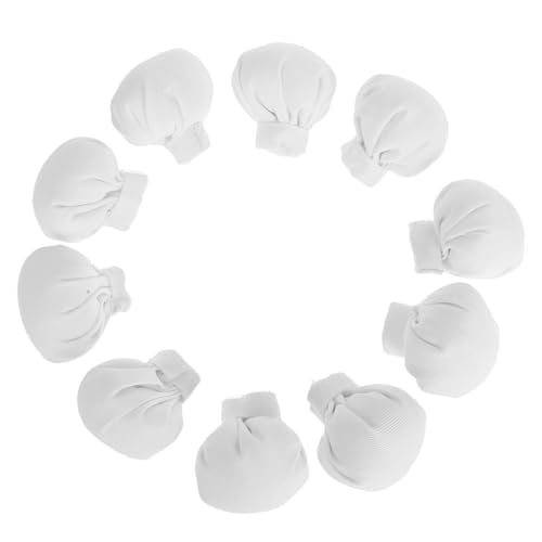 TOBBOMEY 10 Stück Adorable Stoffhüte für DIY Projekte und Puppenhausdekoration Kreative Miniaturaccessoires für Stilvolle Puppen von TOBBOMEY