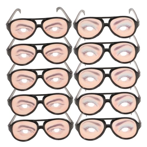 TOBBOMEY 10 Stück Lustige Brillen, Maskenbrillen, Halloween Brillen, Augen, Verkleidungs Sonnenbrillen, Halloween Brillen, Lustige Halloween Brillen, Lustige Sonnenbrillen, TOBBOMEY 10 Stück Lustige Brillen, Maskenbrillen, Halloween Brillen, Augen, Verkleidungs Sonnenbrillen, Halloween Brillen, Lustige Halloween Brillen, Lustige Sonnenbrillen, von TOBBOMEY