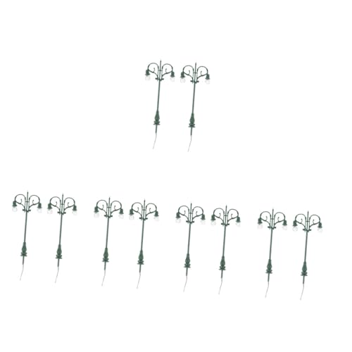 TOBBOMEY 10 Stück Mikro Landschaftsgarten Minilampe, Mini Gartenlampe, Gartenschmuck, Mini Straßenlampe Für DIY Mikrolandschafts Ornament, Dorfstraßenlampe, Modelllampe, Modelldekor, TOBBOMEY 10 Stück Mikro Landschaftsgarten Minilampe, Mini Gartenlampe, Gartenschmuck, Mini Straßenlampe Für DIY Mikrolandschafts Ornament, Dorfstraßenlampe, Modelllampe, Modelldekor, von TOBBOMEY