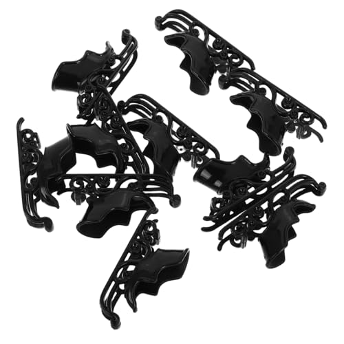 TOBBOMEY 10stücke Mini Weihnachts-Schlitten Charmante Tischdeko Für Kreative -projekte Für Weihnachtsbaumdekoration Und Winterliche Gestaltung Figuren Aus Robustem Kunststoff von TOBBOMEY