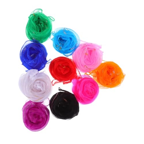 TOBBOMEY 10 Stück Tanzschals aus Weichem Quadratische Handkerchiefs für Kindergartenaufführungen Partys und Kreative Aktivitäten TOBBOMEY 10 Stück Tanzschals aus Weichem Quadratische Handkerchiefs für Kindergartenaufführungen Partys und Kreative Aktivitäten von TOBBOMEY