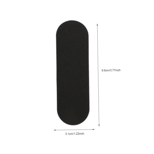 TOBBOMEY 10 Stück Teiliges Finger Skateboard Anti rutsch Schaumstoff Aufkleber Stark Haftend rutschfeste Mini Skateboard Sticker für Verbessertes Griffband und Stabile Kontrolle von TOBBOMEY