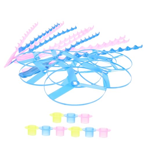 TOBBOMEY 10 Stück Teiliges Flying Disc für Bunte Outdoor Wurfspiele Langlebige Fliegende Untertassen für Motorische und Gemeinsames im Freien Zufällige Farbe von TOBBOMEY