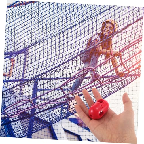 TOBBOMEY 10 Stück Teiliges Kletternetz Seilverbinder aus Robustem Kunststoff Kindersicheres Outdoor Spielplatz Zubehör für Klettergerüste Vielseitige Montage für Jungen und Mädchen für von TOBBOMEY