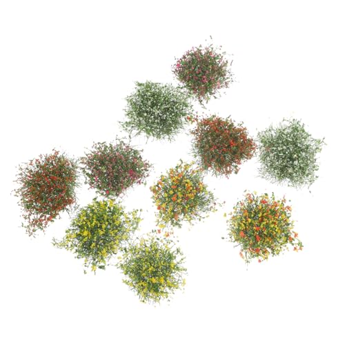 TOBBOMEY 10 Stück Teiliges Künstliche Blumencluster Realistische Mini Blumen in Farben Dekorativ für DIY Landschaft Modellbau Sandtisch Garten Zubehör Leicht Langlebig Naturgetreu TOBBOMEY 10 Stück Teiliges Künstliche Blumencluster Realistische Mini Blumen in Farben Dekorativ für DIY Landschaft Modellbau Sandtisch Garten Zubehör Leicht Langlebig Naturgetreu von TOBBOMEY