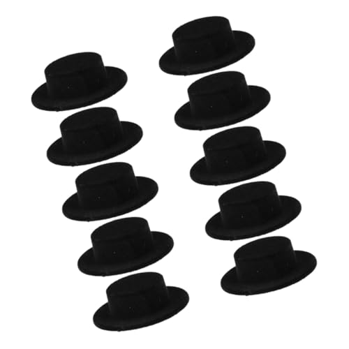 TOBBOMEY 10 Stück Teiliges Mini Hüte aus Velours für Puppen DIY Dekoration Bastelbedarf Schwarz Mittelgroß Langlebig und Vielseitig als Foto Requisit und Geeignet TOBBOMEY 10 Stück Teiliges Mini Hüte aus Velours für Puppen DIY Dekoration Bastelbedarf Schwarz Mittelgroß Langlebig und Vielseitig als Foto Requisit und Geeignet von TOBBOMEY