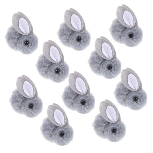 TOBBOMEY 10 Stück Teiliges Mini Plüschkaninchen DIY Haarschmuck Zubehör Niedliche Hasenfiguren für Bastelprojekte Hüte und Kleidung Vielseitig Einsetzbar Zufällige Farbe TOBBOMEY 10 Stück Teiliges Mini Plüschkaninchen DIY Haarschmuck Zubehör Niedliche Hasenfiguren für Bastelprojekte Hüte und Kleidung Vielseitig Einsetzbar Zufällige Farbe von TOBBOMEY