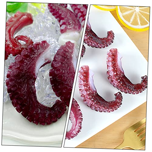 TOBBOMEY 10 Stück Teiliges Realistisch Aussehendes Modell aus Detailgetreues Künstliches Meeresfrüchte Leicht und Kompakt für Tischdekoration Fotorequisiten und Food Display von TOBBOMEY