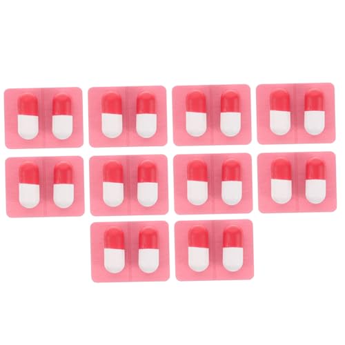 TOBBOMEY 10 Stück Teiliges Realistisches Kapselspielzeug Kindgerechte Arztspielzeug Modelle Langlebig und Detailgetreu Fördert Soziales Rollenspiel für Jungen und Mädchen Kindergeburtstags von TOBBOMEY