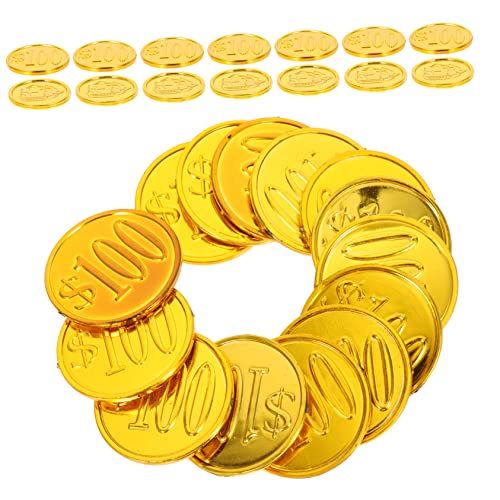 TOBBOMEY 100 Stück 100 Piratenmünzen Mit Piratenmotiven Haushaltsspiel Spielzeug Halloween Piratenmünzen Plastikmünzen Kinderspielzeug Karnevalsrequisiten Schatzmünzen Requisiten TOBBOMEY 100 Stück 100 Piratenmünzen Mit Piratenmotiven Haushaltsspiel Spielzeug Halloween Piratenmünzen Plastikmünzen Kinderspielzeug Karnevalsrequisiten Schatzmünzen Requisiten von TOBBOMEY