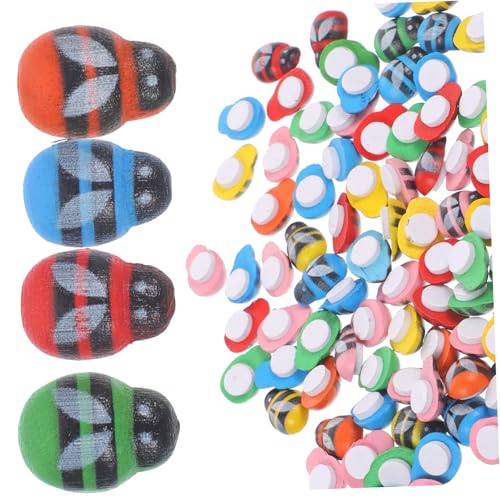 TOBBOMEY 100 Stück Holz Bienen Deko zum Basteln Selbstklebende DIY Bienen Verzierungen für Scrapbooking Kleine Handgefertigte Holzaufkleber Bienenförmige Holzdekoration für Party und TOBBOMEY 100 Stück Holz Bienen Deko zum Basteln Selbstklebende DIY Bienen Verzierungen für Scrapbooking Kleine Handgefertigte Holzaufkleber Bienenförmige Holzdekoration für Party und von TOBBOMEY