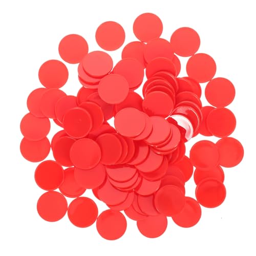 TOBBOMEY 100 Stück Lernspielmarken Runde Chips Spielmarken für Unterrichtshilfen und Familienaktivitäten Kunststoff Spielmarken für Brettspiele und Kartenspiele TOBBOMEY 100 Stück Lernspielmarken Runde Chips Spielmarken für Unterrichtshilfen und Familienaktivitäten Kunststoff Spielmarken für Brettspiele und Kartenspiele von TOBBOMEY
