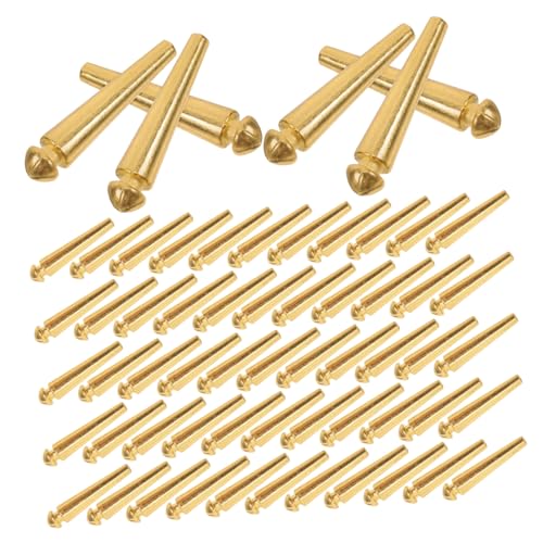 TOBBOMEY 100 Stück Metall Scoring Pegs für Brettspiele Stabile Lange Spielstecker Langlebige Metall Punkte für Kartenspiele und Cribbage Zubehör für Spielscore Erfassung von TOBBOMEY