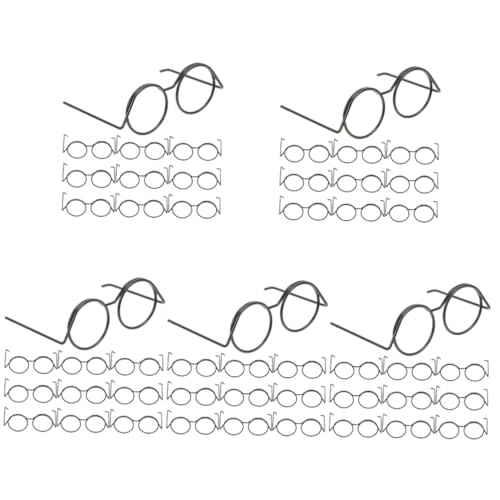 TOBBOMEY 100 Stück Puppen Minibrillen Aus Metall, Puppensonnenbrillen, Puppen Anziehbrillen, Miniatur Puppenbrillen, Puppenbrillen Aus Metall, Mini Sonnenbrillen Für Puppen, Puppenbrillen, TOBBOMEY 100 Stück Puppen Minibrillen Aus Metall, Puppensonnenbrillen, Puppen Anziehbrillen, Miniatur Puppenbrillen, Puppenbrillen Aus Metall, Mini Sonnenbrillen Für Puppen, Puppenbrillen, von TOBBOMEY