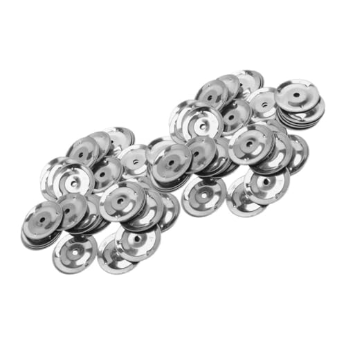 TOBBOMEY 100 Stück Schlagzeugbecken, Trommelbeckenglocke, Trommelglocke, Trommelzubehör, Splash Becken, Jingle Bell Ring, Becken, Ersatzzubehör, Glocke Für Trommelbecken, Tamburin Für TOBBOMEY 100 Stück Schlagzeugbecken, Trommelbeckenglocke, Trommelglocke, Trommelzubehör, Splash Becken, Jingle Bell Ring, Becken, Ersatzzubehör, Glocke Für Trommelbecken, Tamburin Für von TOBBOMEY