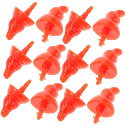 TOBBOMEY 100 Stück Schneemann Nasen Spielzeug, DIY Schneemann, Schneemann Bausatz, Schneemann Nasen Zum Basteln, Weihnachten, Kunststoff Schneemann Nasen, Schneemann, DIY Handwerk von TOBBOMEY