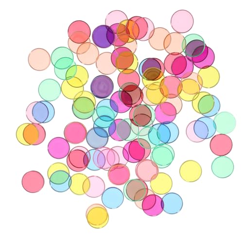 TOBBOMEY 100 Stück Teiliges Bunte Transparente Kunststoff Rundscheiben mit Metallrand Handliche Mathematik Rechenhilfe für Vielseitige Lernspielzeuge zur Kognitiver Fähigkeiten im TOBBOMEY 100 Stück Teiliges Bunte Transparente Kunststoff Rundscheiben mit Metallrand Handliche Mathematik Rechenhilfe für Vielseitige Lernspielzeuge zur Kognitiver Fähigkeiten im von TOBBOMEY