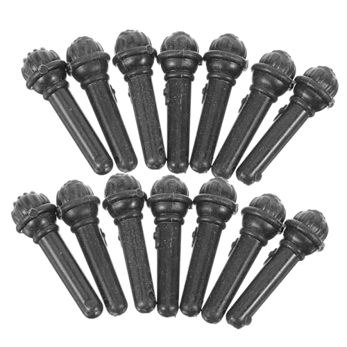 TOBBOMEY 100 Stück Teiliges Miniatur Fake Mikrofone Puppenhaus Dekoration Realistisch Gestaltete Desktop Mikrofone als Niedliche Ktv Zubehör für Geburtstagsfeiern und Puppenhaus Szenen TOBBOMEY 100 Stück Teiliges Miniatur Fake Mikrofone Puppenhaus Dekoration Realistisch Gestaltete Desktop Mikrofone als Niedliche Ktv Zubehör für Geburtstagsfeiern und Puppenhaus Szenen von TOBBOMEY