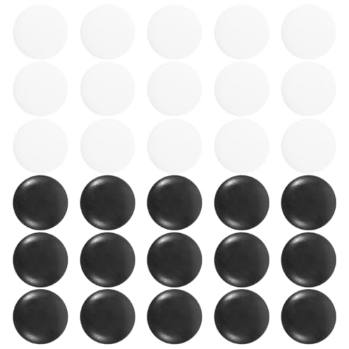 TOBBOMEY 100Stücke Go Schachfiguren aus Robustem Harz Kompakt und Tragbar Zubehör für Brettspiele für Schule und Freizeitgestaltung Design von TOBBOMEY