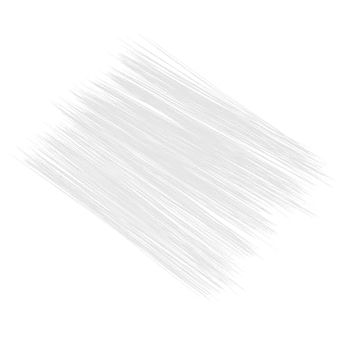 TOBBOMEY 100st Simulierte Katzenschnurrhaare Pinselhandwerksprodukte Zubehör Korkplatte Vierblättrige Hängedekoration DIY Sandmalbrett Hutflecken Nacht Anhänger Bausatz Karte Beige Plastik von TOBBOMEY