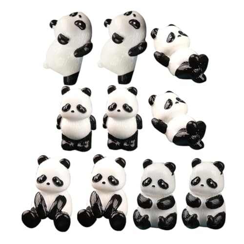 TOBBOMEY 10st Panda-mikrolandschaft Plüsch Figur Tiere Panda-puppendekoration Pandas Haustier Ausgestopft Zwerge Panda-verzierung Desktop Schmücken Panda-statuen Panda- Harz TOBBOMEY 10st Panda-mikrolandschaft Plüsch Figur Tiere Panda-puppendekoration Pandas Haustier Ausgestopft Zwerge Panda-verzierung Desktop Schmücken Panda-statuen Panda- Harz von TOBBOMEY