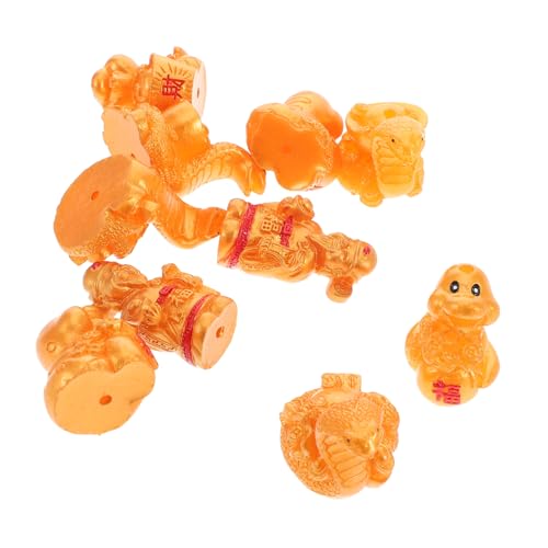 TOBBOMEY 10stücke Teiliges Schlangen Charm Aus Resin Chinesische Tierkreisfiguren Für Armbänder Halsketten Und Schlüsselanhänger Elegante Schmuckzubehör Für Kreative Bastelprojekte TOBBOMEY 10stücke Teiliges Schlangen Charm Aus Resin Chinesische Tierkreisfiguren Für Armbänder Halsketten Und Schlüsselanhänger Elegante Schmuckzubehör Für Kreative Bastelprojekte von TOBBOMEY