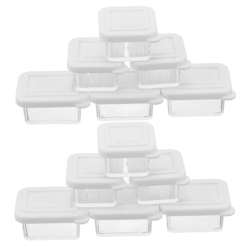 TOBBOMEY 12 Sets Miniatur-küchenset – Puppenhaus-lebensmittelaufbewahrungsboxen, Modellschaufel, Spielzeugdekorationen, Transparente Mini-aufbewahrungsbehälter, Behälter Für TOBBOMEY 12 Sets Miniatur-küchenset – Puppenhaus-lebensmittelaufbewahrungsboxen, Modellschaufel, Spielzeugdekorationen, Transparente Mini-aufbewahrungsbehälter, Behälter Für von TOBBOMEY