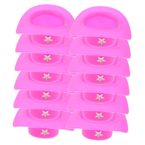 TOBBOMEY 12 Stck. Cowboyhut -Accessoires Mini Cowboyhüte winzig Plastikhüte Kleiner Cowgirlhut dekorative kleine Hüte westliche Dekorationen kleine Bastelhüte Kleiner Bastelhut Rosa TOBBOMEY 12 Stck. Cowboyhut -Accessoires Mini Cowboyhüte winzig Plastikhüte Kleiner Cowgirlhut dekorative kleine Hüte westliche Dekorationen kleine Bastelhüte Kleiner Bastelhut Rosa von TOBBOMEY
