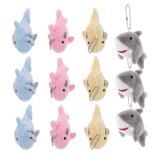 TOBBOMEY 12 Stück 12-teiliges Mini-Plüsch-Shark-Anhänger Niedliche Gefüllte Hai-Schlüsselanhänger Vielseitige Taschen Rucksackcharms Praktische Schlaufen Bunte Schlüsselring-Deko für TOBBOMEY 12 Stück 12-teiliges Mini-Plüsch-Shark-Anhänger Niedliche Gefüllte Hai-Schlüsselanhänger Vielseitige Taschen Rucksackcharms Praktische Schlaufen Bunte Schlüsselring-Deko für von TOBBOMEY