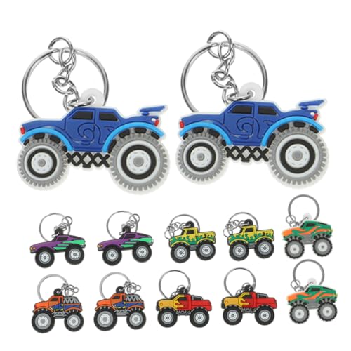 TOBBOMEY 12 Stück Cartoon Schlüsselanhänger Offroad Truck Schlüsselringe für Damen Leichte und Deko für Taschen und Rucksäcke Einzigartiges Design für Geburtstagsgeschenke TOBBOMEY 12 Stück Cartoon Schlüsselanhänger Offroad Truck Schlüsselringe für Damen Leichte und Deko für Taschen und Rucksäcke Einzigartiges Design für Geburtstagsgeschenke von TOBBOMEY
