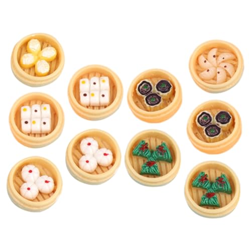 TOBBOMEY 12 Stück Dampfbrötchen Dekoration, Mini Imitation Von Dampfbrötchen, Dampfgarer, Dampfbrötchen Modelle, Mini Dampfbrötchen, Mini Basteldekor, Mini Schmuck, Mini Hausdekoration, TOBBOMEY 12 Stück Dampfbrötchen Dekoration, Mini Imitation Von Dampfbrötchen, Dampfgarer, Dampfbrötchen Modelle, Mini Dampfbrötchen, Mini Basteldekor, Mini Schmuck, Mini Hausdekoration, von TOBBOMEY