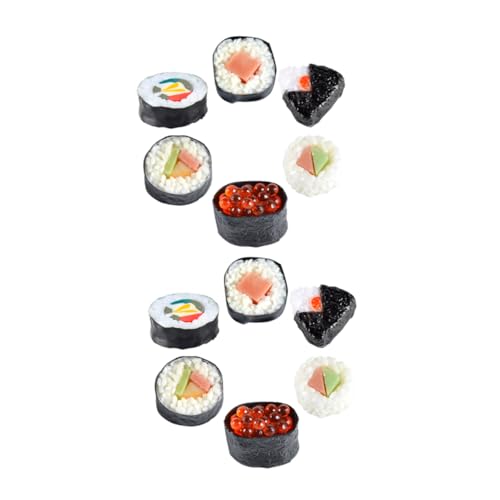TOBBOMEY 12 Stück Imitation Sushi Reisbällchen Sushi Party Dekorationen Simulation Dessert Realistisches Essen Sushi Modell Simulation Essen Gefälschte Sushi Essen Requisiten Modell TOBBOMEY 12 Stück Imitation Sushi Reisbällchen Sushi Party Dekorationen Simulation Dessert Realistisches Essen Sushi Modell Simulation Essen Gefälschte Sushi Essen Requisiten Modell von TOBBOMEY