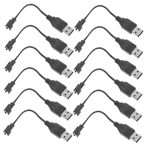 TOBBOMEY 12 Stück Ladekabel Elektrisches Netzkabel Kabel Für Seifenblasenmaschine Netzstecker Ladeadapter Für Seifenblasenmaschine Auto Ladepistole USB Ladekabel Schwarzes TOBBOMEY 12 Stück Ladekabel Elektrisches Netzkabel Kabel Für Seifenblasenmaschine Netzstecker Ladeadapter Für Seifenblasenmaschine Auto Ladepistole USB Ladekabel Schwarzes von TOBBOMEY