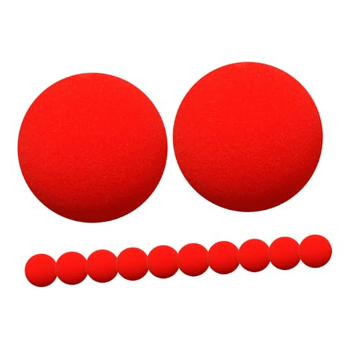 TOBBOMEY 12 Stück Schwammbälle, Rote Schwammbälle, Party Performance Requisiten, Klassische Schwammbälle, Gimmick Tricks, Requisiten, Gimmick Requisiten, Kleine Bälle, Schwammbälle Für TOBBOMEY 12 Stück Schwammbälle, Rote Schwammbälle, Party Performance Requisiten, Klassische Schwammbälle, Gimmick Tricks, Requisiten, Gimmick Requisiten, Kleine Bälle, Schwammbälle Für von TOBBOMEY