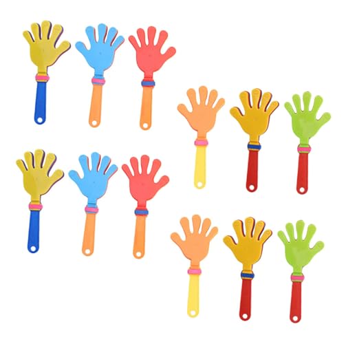 TOBBOMEY 12 Stück Teiliges Bunte Plastik handklatscher Geräuschmacher für Party Feier Festival Erwachsene und Leicht zu Greifen Lebendige Stimmungsmacher TOBBOMEY 12 Stück Teiliges Bunte Plastik handklatscher Geräuschmacher für Party Feier Festival Erwachsene und Leicht zu Greifen Lebendige Stimmungsmacher von TOBBOMEY