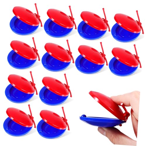 TOBBOMEY 12 Stück Teiliges Finger kastagnetten Kleine Bunte Musikinstrumente Rhythmusfördernd Leicht zu Geeignet für Musikunterricht Bühnenauftritte und Kinderpartys TOBBOMEY 12 Stück Teiliges Finger kastagnetten Kleine Bunte Musikinstrumente Rhythmusfördernd Leicht zu Geeignet für Musikunterricht Bühnenauftritte und Kinderpartys von TOBBOMEY