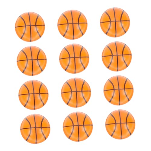 TOBBOMEY 12 Stück Teiliges Mini Schaumstoff Basketball Quetschbälle Weiche Antistressspielzeuge für Erwachsene Tragbare Geräuscharme Zappelspielzeuge zur Stresslinderung im Büro und Alltag von TOBBOMEY