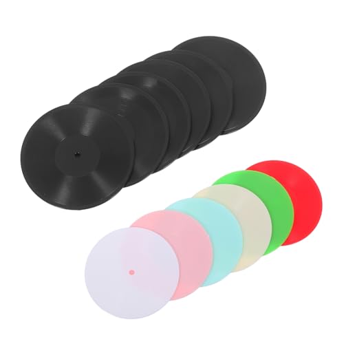 TOBBOMEY 12 Stück Teiliges Miniatur Vinyl-schallplatten Puppenhaus Zubehör Realistische Schwarze und Farbige Dekoration Langlebig Einfach zu Platzieren für Musikzimmer und Mikro-Landschaft TOBBOMEY 12 Stück Teiliges Miniatur Vinyl-schallplatten Puppenhaus Zubehör Realistische Schwarze und Farbige Dekoration Langlebig Einfach zu Platzieren für Musikzimmer und Mikro-Landschaft von TOBBOMEY