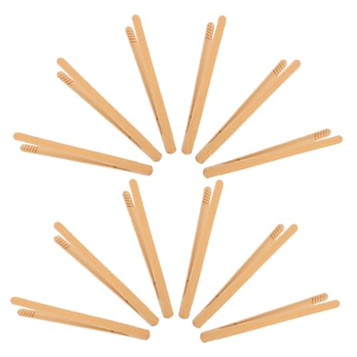 TOBBOMEY 12 Stück Teiliges Montessori Bambus Tweeners für Kleinkinder Leichte Robuste Lernzangen Feinmotorik Hand Auge Koordination und Sortierübungen im Vorschulalter TOBBOMEY 12 Stück Teiliges Montessori Bambus Tweeners für Kleinkinder Leichte Robuste Lernzangen Feinmotorik Hand Auge Koordination und Sortierübungen im Vorschulalter von TOBBOMEY