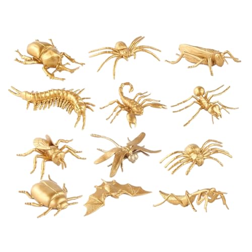 TOBBOMEY 12 Stück Teiliges Realistische Langlebige Insektenmodelle aus Kunststoff Edukatives für Forschen und Lernen Vielseitig als Lernhilfe und Dekoration Geeignet TOBBOMEY 12 Stück Teiliges Realistische Langlebige Insektenmodelle aus Kunststoff Edukatives für Forschen und Lernen Vielseitig als Lernhilfe und Dekoration Geeignet von TOBBOMEY