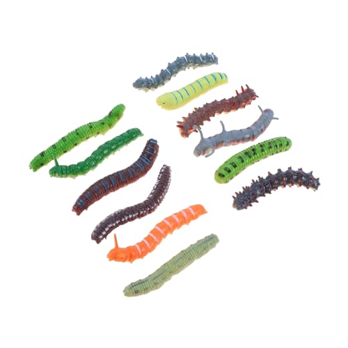 TOBBOMEY 12 Stück Teiliges Realistische Raupen Prank Insekten Deko für Halloween April Fools Party Gartendeko Geschenkideen Zufällige Farbe Zufällige Farbe TOBBOMEY 12 Stück Teiliges Realistische Raupen Prank Insekten Deko für Halloween April Fools Party Gartendeko Geschenkideen Zufällige Farbe Zufällige Farbe von TOBBOMEY