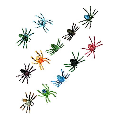 TOBBOMEY 12 Stücke Simulation Spinne Figuren Spinne Modell Spielzeug Kunststofftiermodelle TOBBOMEY 12 Stücke Simulation Spinne Figuren Spinne Modell Spielzeug Kunststofftiermodelle von TOBBOMEY