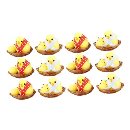 TOBBOMEY 12St Osterküken kleine Küken flauschige Mini-Küken flauschige Chenilleküken Hühnerfigur cute decor easter zu ostern Fuzzy Küken Ostern Küken Dekoration chemische Faser TOBBOMEY 12St Osterküken kleine Küken flauschige Mini-Küken flauschige Chenilleküken Hühnerfigur cute decor easter zu ostern Fuzzy Küken Ostern Küken Dekoration chemische Faser von TOBBOMEY