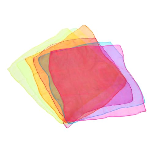 TOBBOMEY 12St Tanzschal für Spielschals für Kleinkinder Jonglierbälle Requisiten für Tanzschals Bänder schal bunter schal Tanzaccessoires Schals Performance-Schals 100% Nylon TOBBOMEY 12St Tanzschal für Spielschals für Kleinkinder Jonglierbälle Requisiten für Tanzschals Bänder schal bunter schal Tanzaccessoires Schals Performance-Schals 100% Nylon von TOBBOMEY