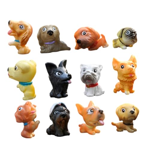 TOBBOMEY Handwerkliche Hundefiguren 12 Stück Miniatur-welpenmodelle Für Die Heimdekoration TOBBOMEY Handwerkliche Hundefiguren 12 Stück Miniatur-welpenmodelle Für Die Heimdekoration von TOBBOMEY