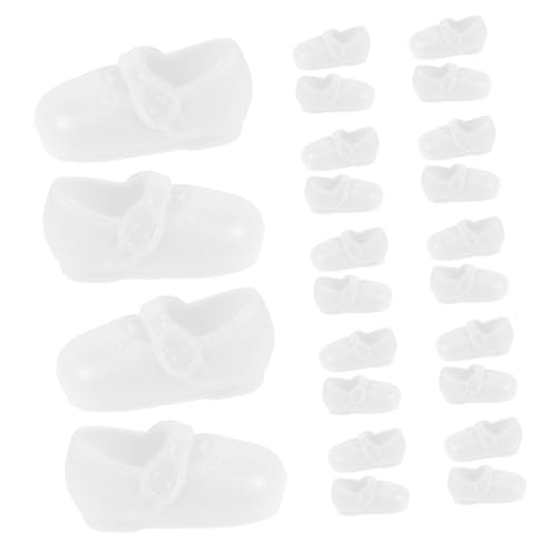 TOBBOMEY 135 Paare Mini Schuhe für Puppen Bunte rutschfeste Stiefel mit Stabilem Boden für Kreatives Rollenspiel und Puppenhaus Zubehör von TOBBOMEY