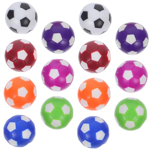 TOBBOMEY 14 Stück Teiliges Mini Tischfußball Bunte Foosball Bälle für Tischkicker Indoor Familien Spiel Farbenfrohe Ersatzkugeln Einfache Reinigung Langlebig von TOBBOMEY