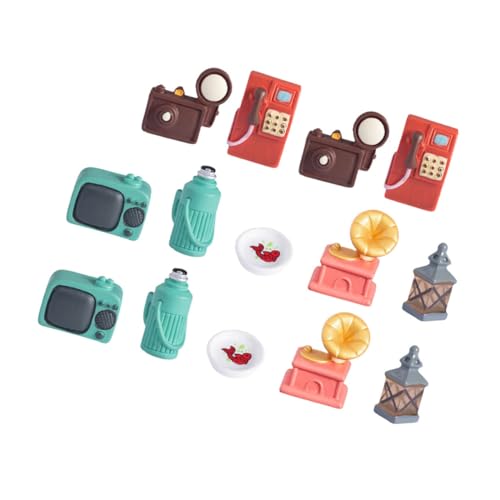 TOBBOMEY 14 Teiliges Set, Simuliertes Haushaltsgerätmodell, Simuliertes Puppenspielzeug, Puppenhauszubehör Und Möbel, Puppenhausminiaturen, Spielzeugkamera, Puppenhausminiaturgegenstände, TOBBOMEY 14 Teiliges Set, Simuliertes Haushaltsgerätmodell, Simuliertes Puppenspielzeug, Puppenhauszubehör Und Möbel, Puppenhausminiaturen, Spielzeugkamera, Puppenhausminiaturgegenstände, von TOBBOMEY