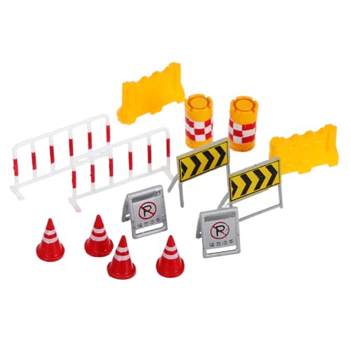 TOBBOMEY 14 Teiliges Verkehrssperrenmodell, Straßenschildaufkleber, Stoppschild Für Kinder, Straßenfiguren Vitrine, Spielzeugset, Klebeband Für Kinder, Basketballkegel, Verkehrsflucht, TOBBOMEY 14 Teiliges Verkehrssperrenmodell, Straßenschildaufkleber, Stoppschild Für Kinder, Straßenfiguren Vitrine, Spielzeugset, Klebeband Für Kinder, Basketballkegel, Verkehrsflucht, von TOBBOMEY