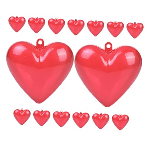 TOBBOMEY 15 Stück Liebesgeschenkbox, DIY Ornamente, Herzförmiges , Herz Süßigkeitenbehälter, Valentinstags Süßigkeitenbehälter, Durchsichtiges Hängendes Ornament, Herzförmige TOBBOMEY 15 Stück Liebesgeschenkbox, DIY Ornamente, Herzförmiges , Herz Süßigkeitenbehälter, Valentinstags Süßigkeitenbehälter, Durchsichtiges Hängendes Ornament, Herzförmige von TOBBOMEY